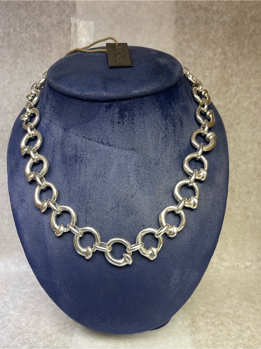 NO de 50 Necklace ROUNDABOUT NECKLACE NAIL ON THE HEAD 18”